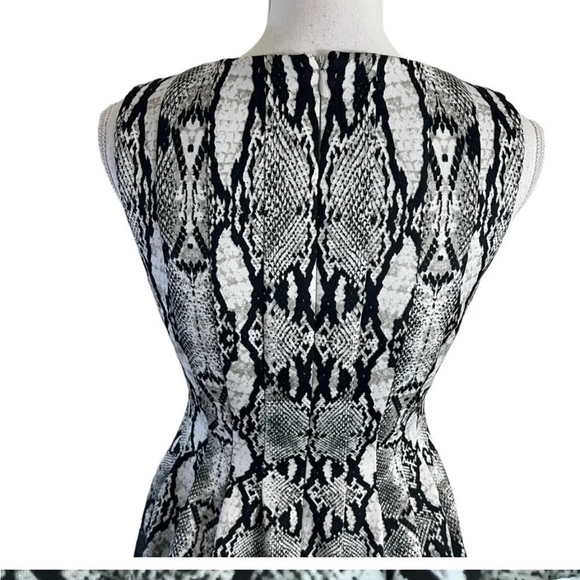 Vince Camuto Black and White A-line Dress - Picture 4 of 8